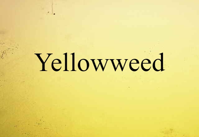 yellowweed