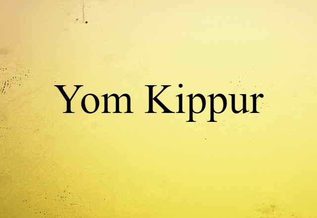 Yom Kippur