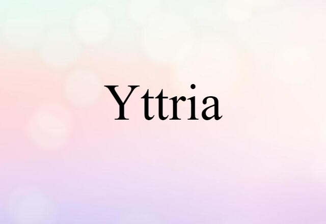 yttria