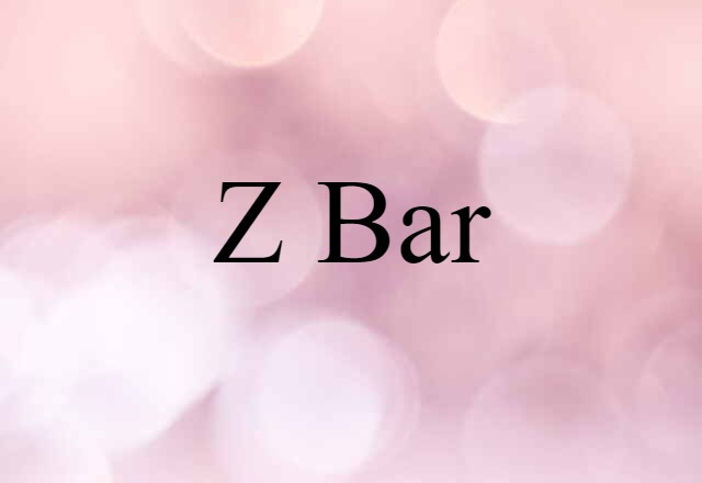 Z-bar