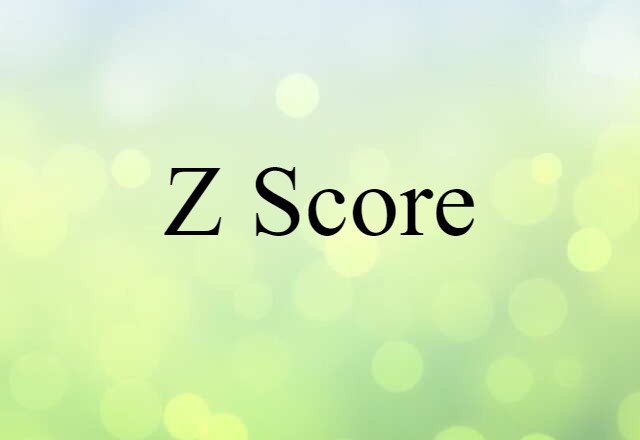 Z score