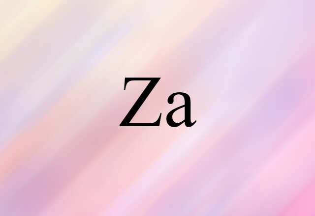 za