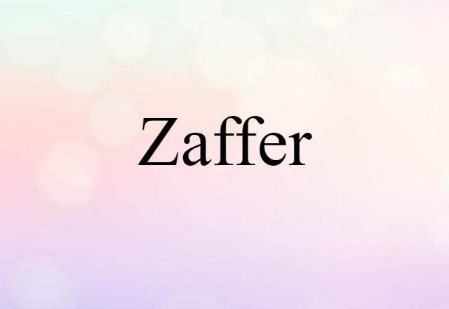 zaffer