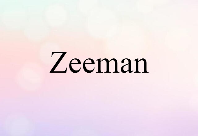 Zeeman