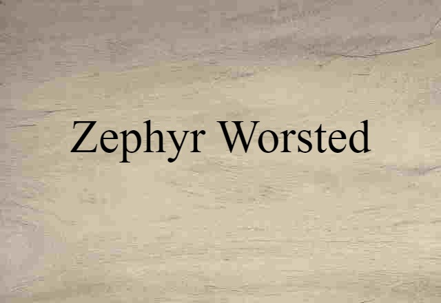 zephyr worsted