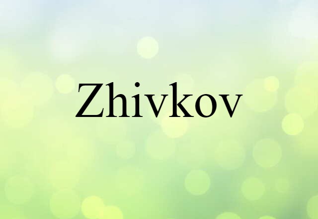 Zhivkov