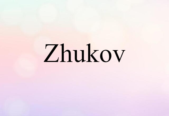 Zhukov