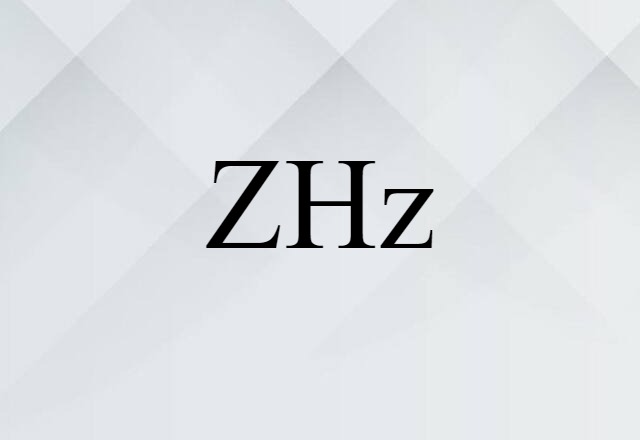 ZHz