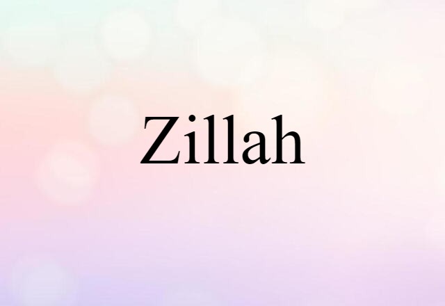 zillah