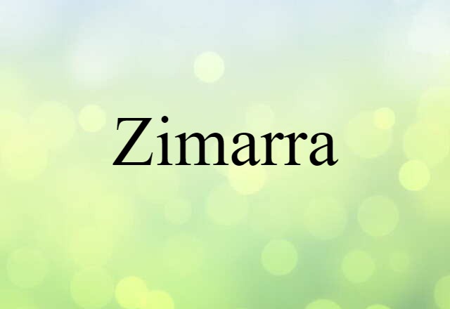 zimarra