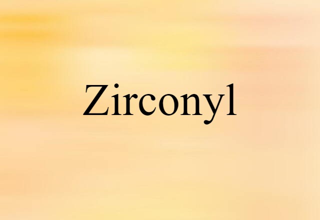 zirconyl