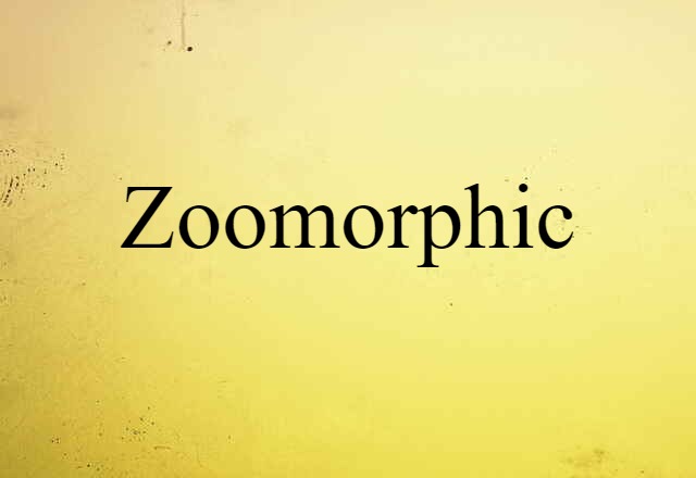 Zoomorphic (noun) Definition, Meaning & Examples