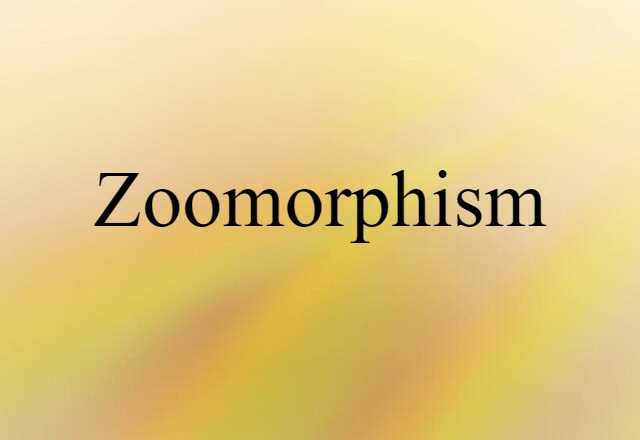 zoomorphism