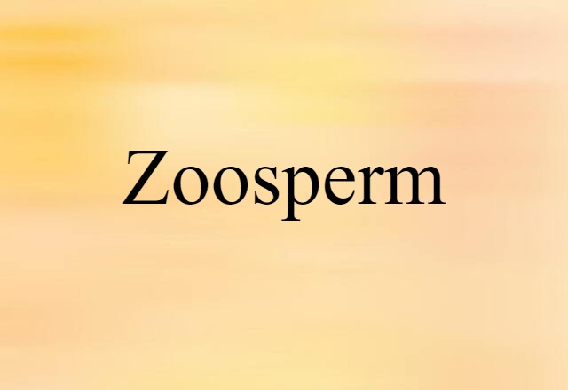 zoosperm