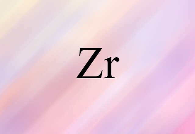 Zr