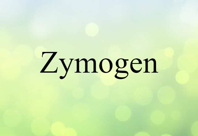 zymogen