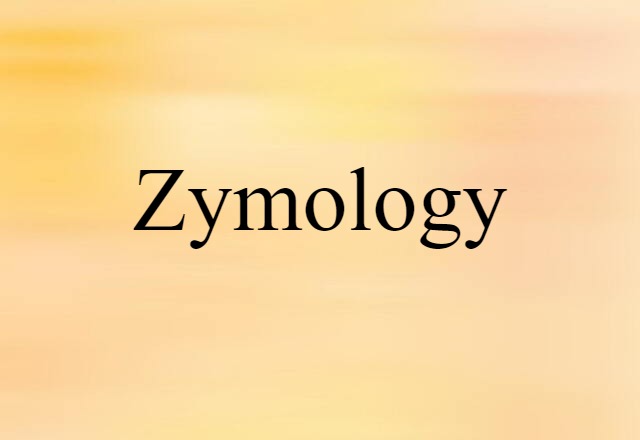 zymology