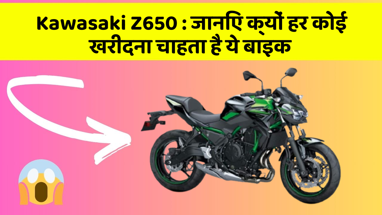 Kawasaki Z650 : जानिए क्यों हर कोई खरीदना चाहता है ये बाइक